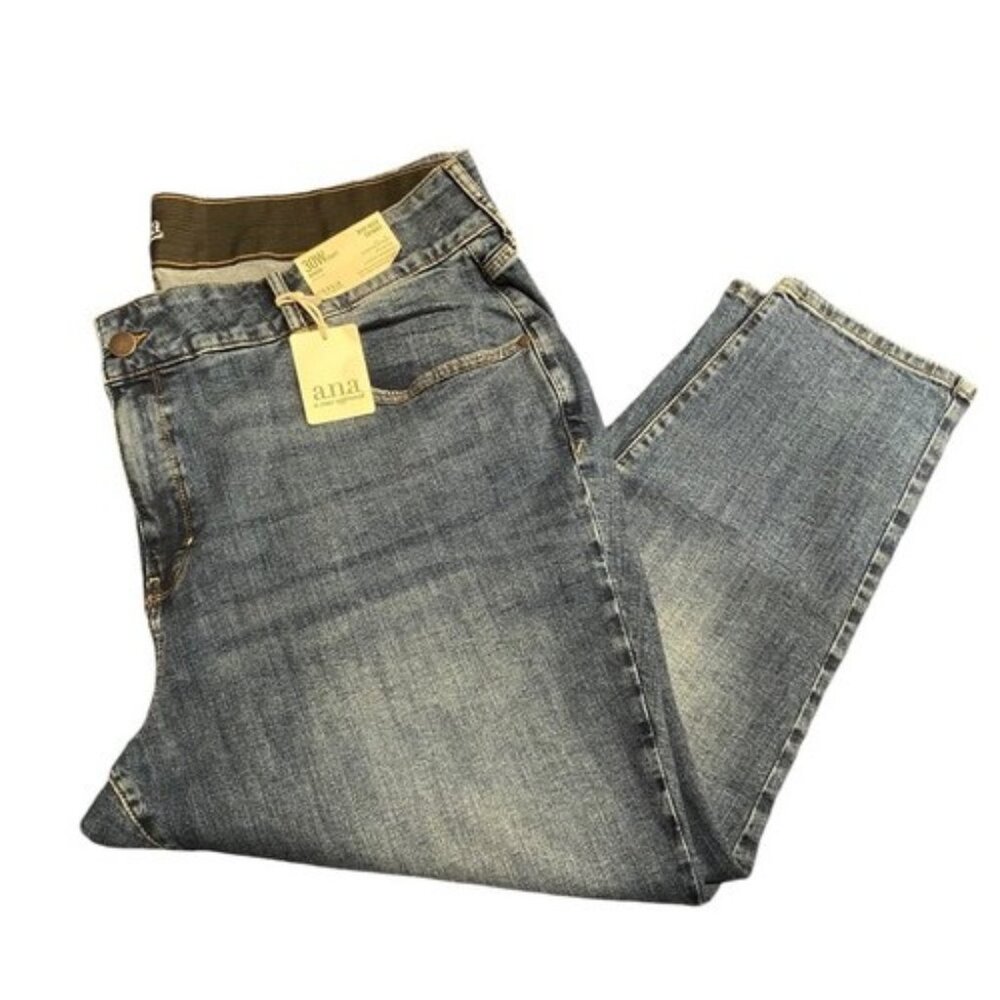 ANA New Approach 30W SHORT Mid Rise Skinny Jeans Women Plus Size 30 W Jean *2D